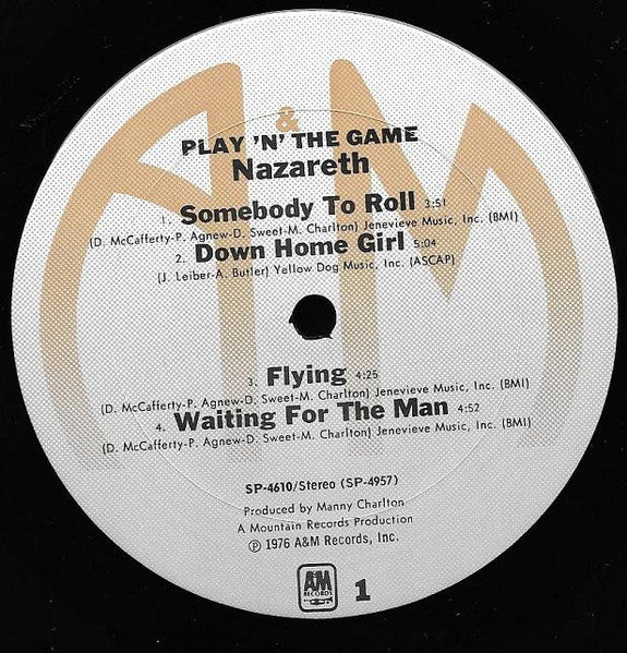 Nazareth (2) : Play'n' The Game (LP,Album,Stereo)