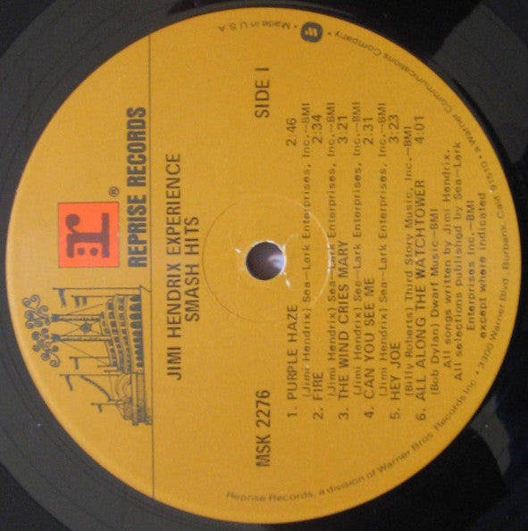 Jimi Hendrix Experience, The : Smash Hits (LP,Compilation,Reissue)