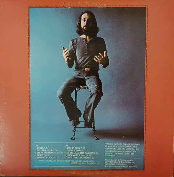 George Carlin : FM & AM (LP,Album)