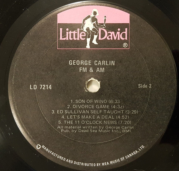 George Carlin : FM & AM (LP,Album)