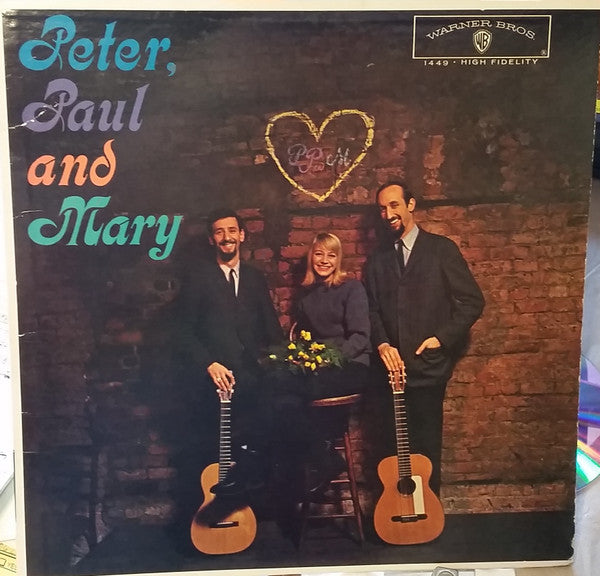 Peter, Paul & Mary : Peter, Paul And Mary (LP,Album,Mono)