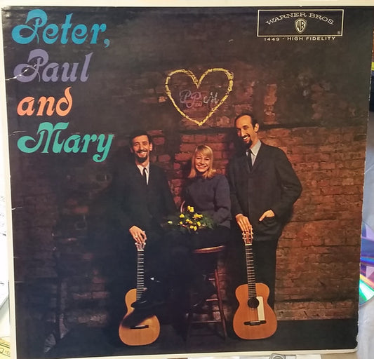 Peter, Paul & Mary : Peter, Paul And Mary (LP,Album,Mono)