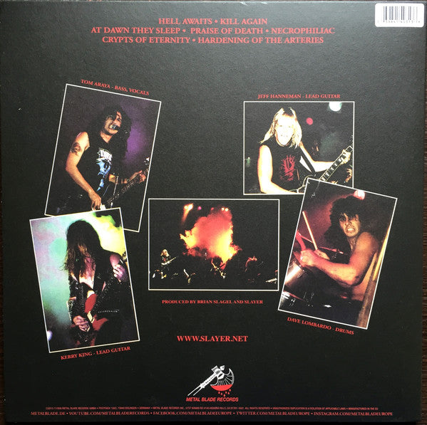 Slayer : Hell Awaits (LP,Album,Reissue,Remastered)
