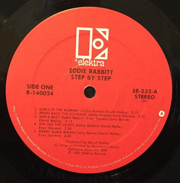 Eddie Rabbitt : Step By Step (LP,Album,Club Edition)
