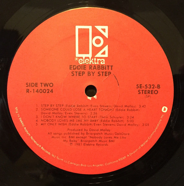 Eddie Rabbitt : Step By Step (LP,Album,Club Edition)