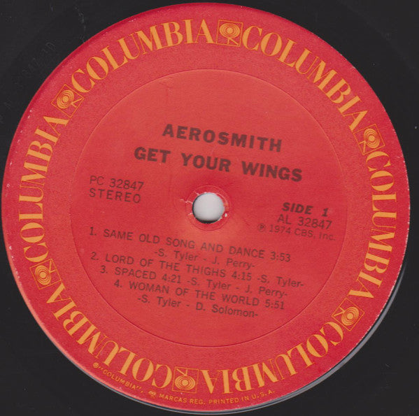 Aerosmith : Get Your Wings (LP,Album,Reissue)