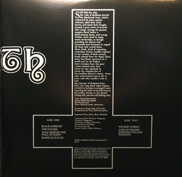 Black Sabbath : Black Sabbath (LP,Album,Deluxe Edition,Reissue,Remastered)
