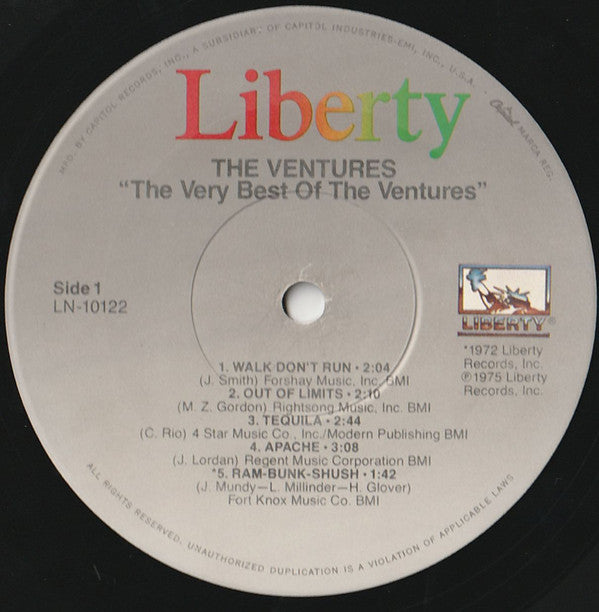 Ventures, The : The Very Best Of The Ventures (LP,Compilation,Reissue)