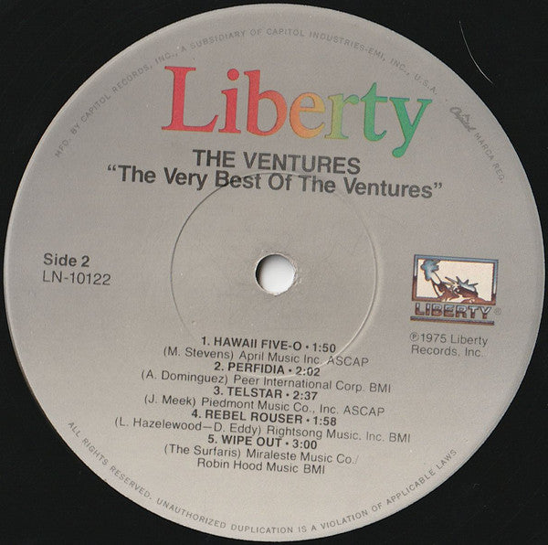 Ventures, The : The Very Best Of The Ventures (LP,Compilation,Reissue)