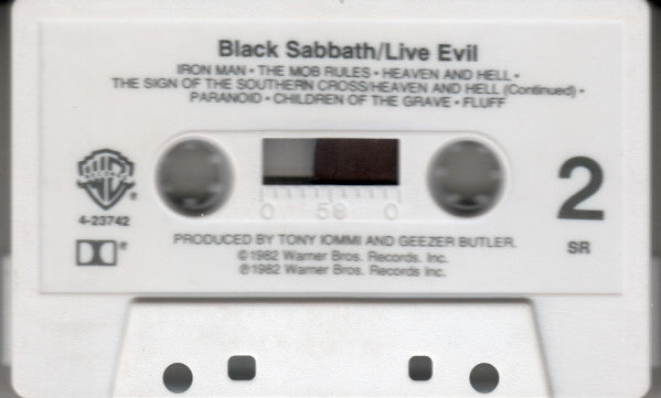 Black Sabbath : Live Evil (Album)