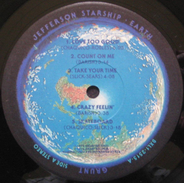 Jefferson Starship : Earth (LP,Album)