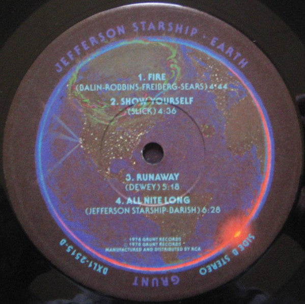 Jefferson Starship : Earth (LP,Album)