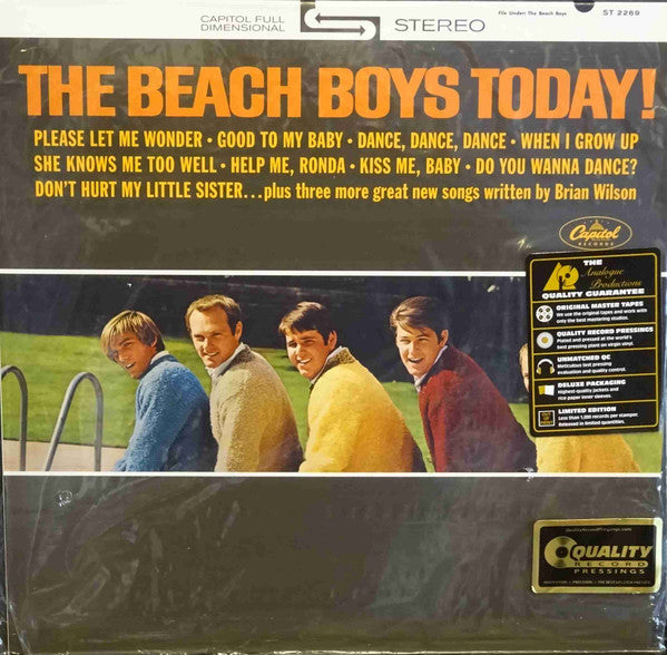 Beach Boys, The : The Beach Boys Today! (LP,Album,Reissue,Stereo)