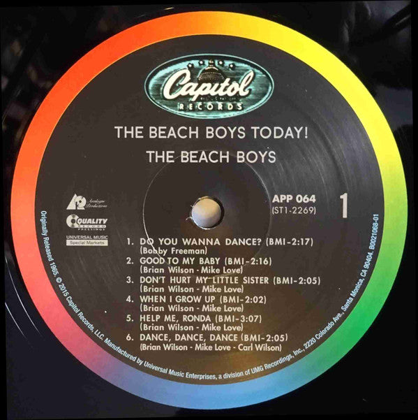 Beach Boys, The : The Beach Boys Today! (LP,Album,Reissue,Stereo)