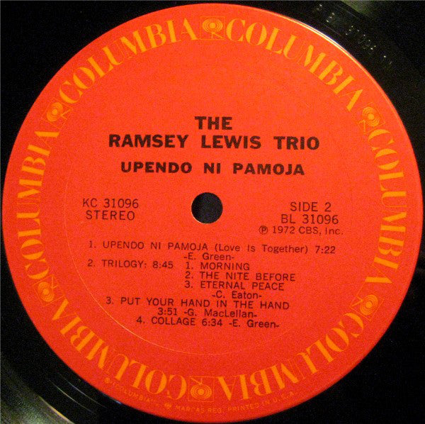 Ramsey Lewis Trio, The : Upendo Ni Pamoja (LP,Album,Stereo)