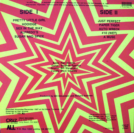 ALL (2) : Allroy Sez ..... (LP,Album,Stereo)