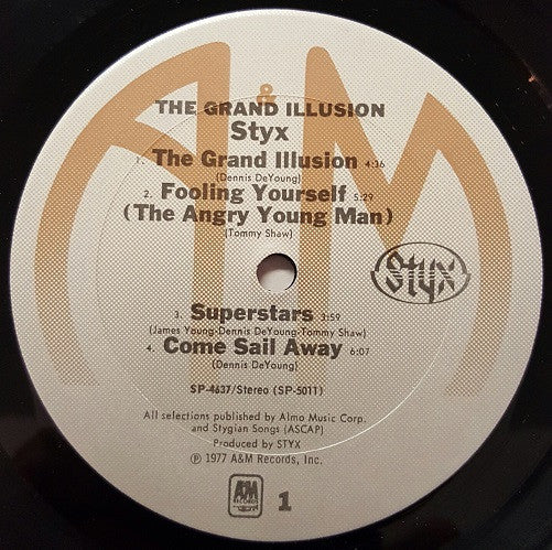 Styx : The Grand Illusion (LP,Album)