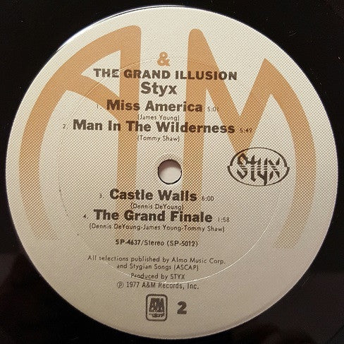 Styx : The Grand Illusion (LP,Album)