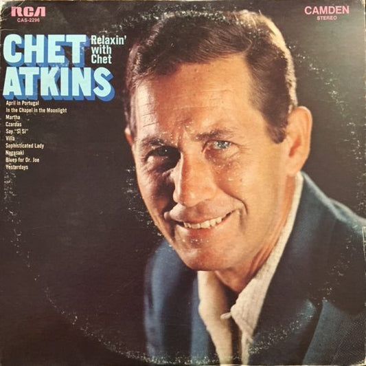 Chet Atkins : Relaxin' With Chet (LP,Album,Stereo)