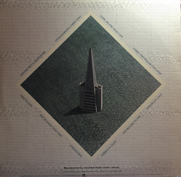 Doobie Brothers, The : Livin' On The Fault Line (LP,Album,Club Edition)