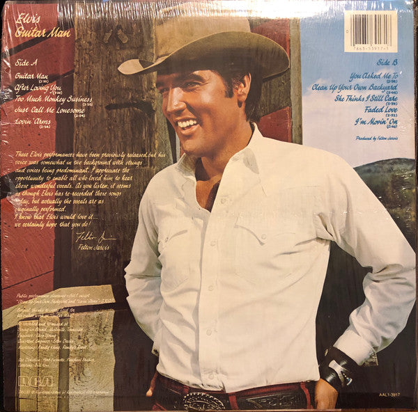 Elvis Presley : Guitar Man (LP,Album)