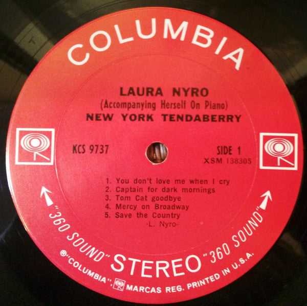 Laura Nyro : New York Tendaberry (LP,Album,Stereo)