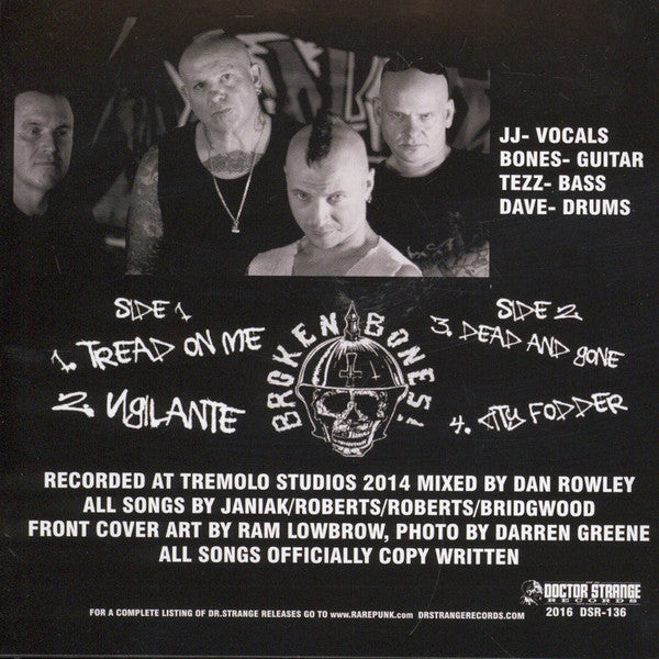 Broken Bones : Vigilante (7",45 RPM)