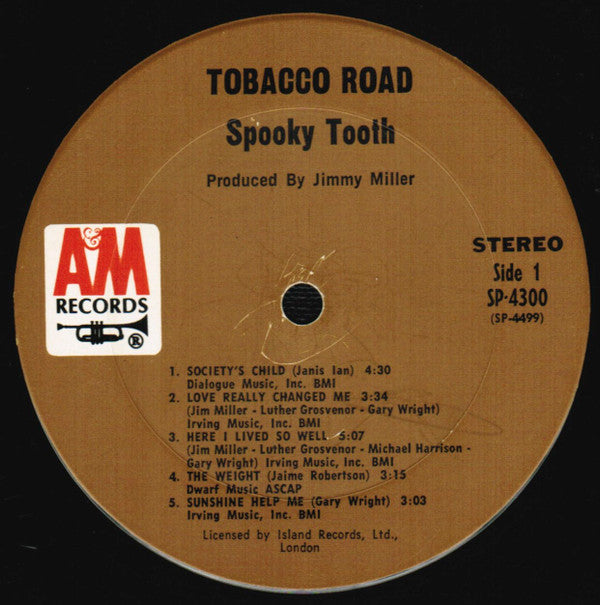 Spooky Tooth : Tobacco Road (LP,Album,Reissue)