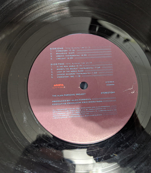 Alan Parsons Project, The : Stereotomy (LP,Album)