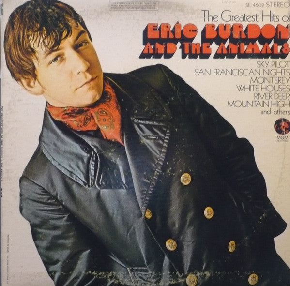 Eric Burdon & The Animals : The Greatest Hits OF Eric Burdon And The Animals (LP,Album,Compilation,Stereo)