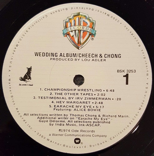 Cheech & Chong : Cheech & Chong's Wedding Album (LP,Album,Reissue)