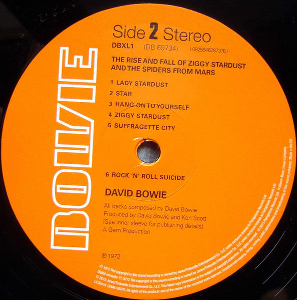 David Bowie : The Rise And Fall Of Ziggy Stardust And The Spiders From Mars (LP,Album,Reissue,Remastered,Repress,Stereo)