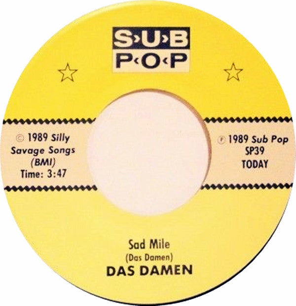 Das Damen : Sad Mile b/w Making Time (7",45 RPM,Single,Limited Edition)