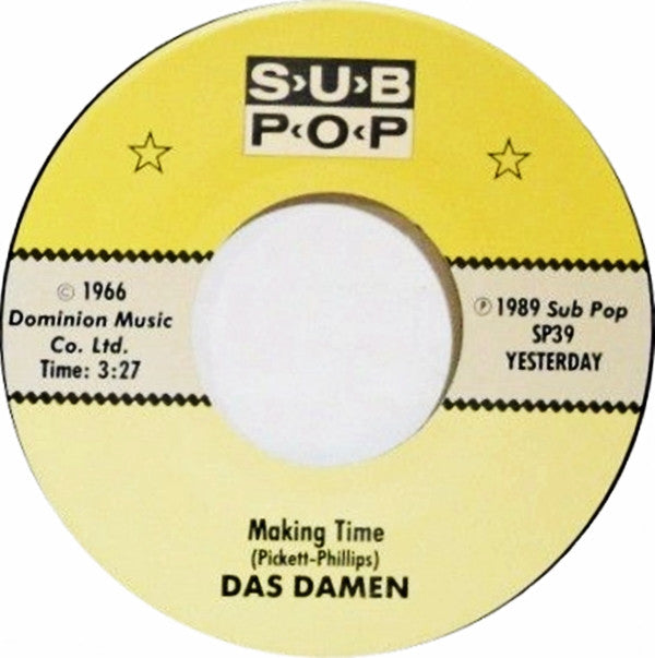 Das Damen : Sad Mile b/w Making Time (7",45 RPM,Single,Limited Edition)