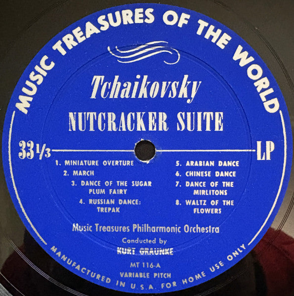 Music Treasures Philharmonic Symphony : Music Treasures Of The World: Nutcracker Suite & Favorite Selections From Immortal Masterworks (LP,Album)