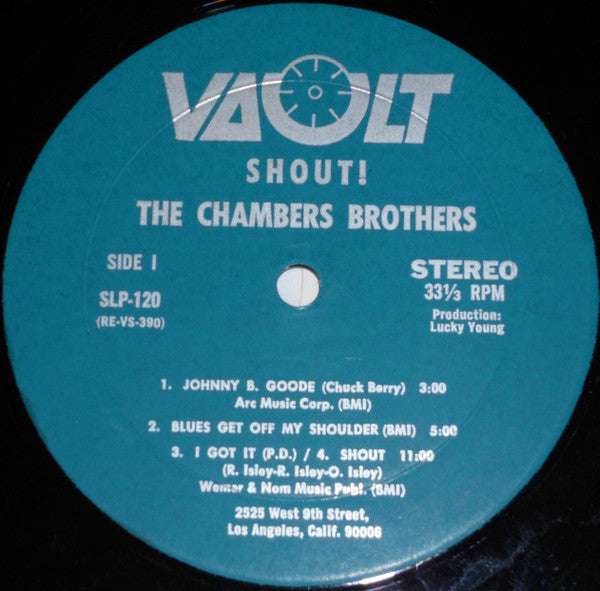 Chambers Brothers, The : Shout! (LP,Album,Stereo)