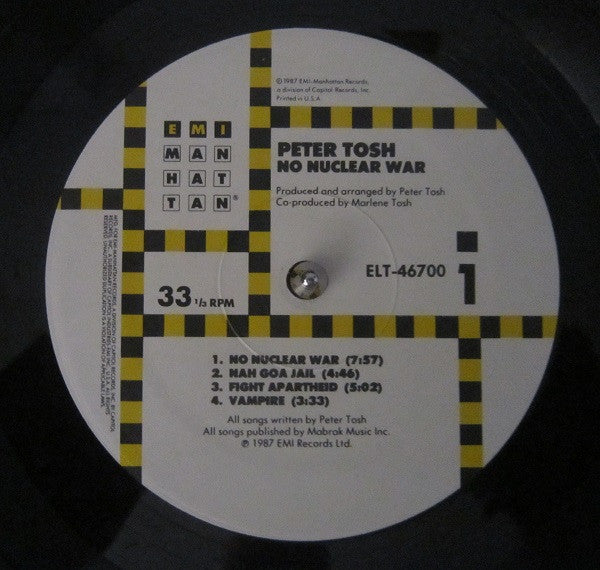 Peter Tosh : No Nuclear War (LP,Album)