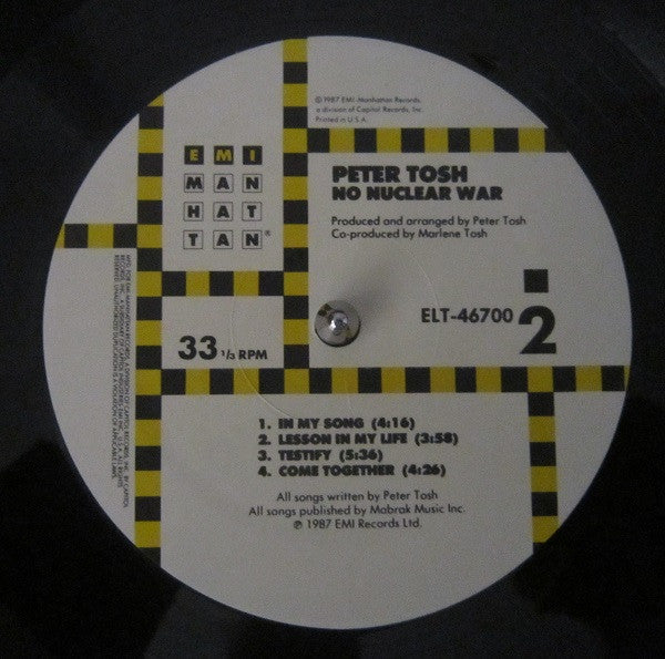 Peter Tosh : No Nuclear War (LP,Album)