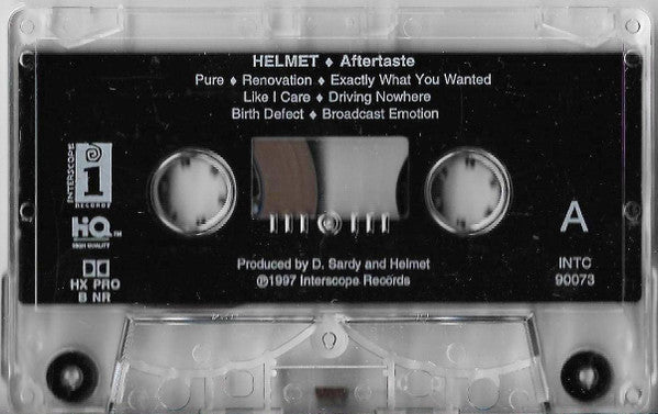 Helmet (2) : Aftertaste (Album)