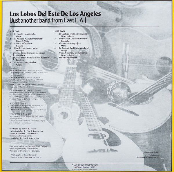 Los Lobos : Just Another Band From East L.A. (LP,Album,Reissue)