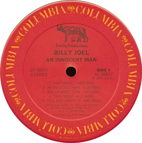 Billy Joel : An Innocent Man (LP,Album)