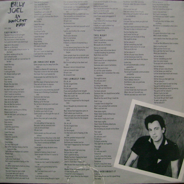 Billy Joel : An Innocent Man (LP,Album)