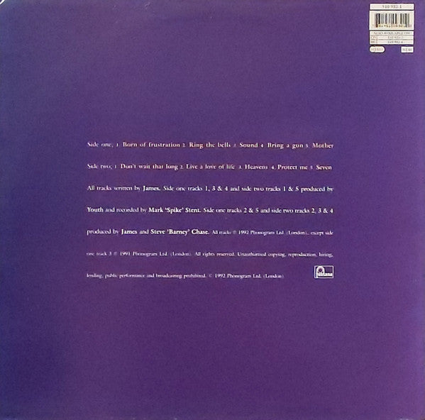 James : Seven (LP,Album,Stereo)