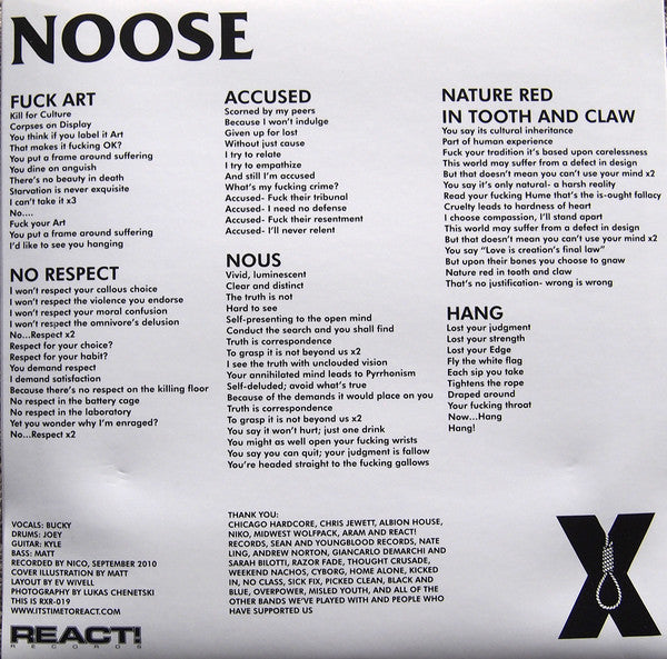 Noose (4) : It's Your Time. (7",45 RPM)