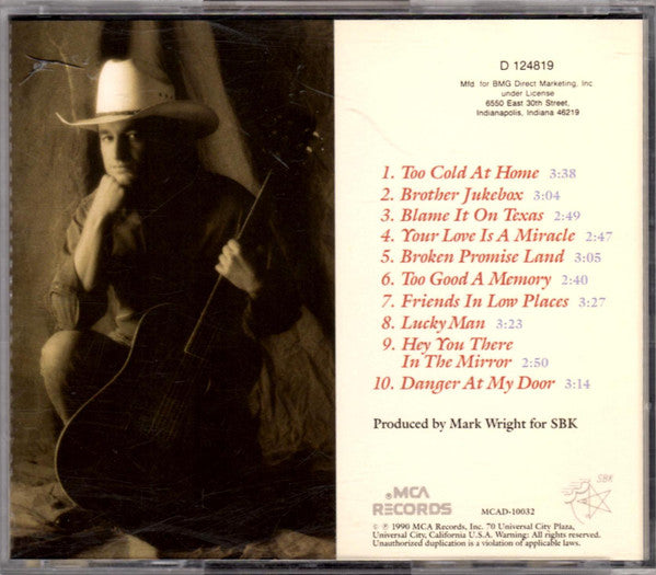 Mark Chesnutt : Too Cold At Home (Album,Club Edition)
