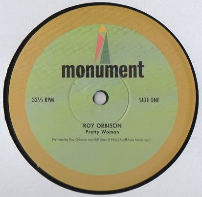 Roy Orbison : Pretty Woman (12",33 ⅓ RPM,45 RPM)
