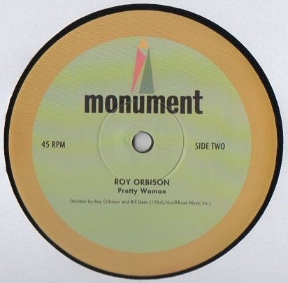 Roy Orbison : Pretty Woman (12",33 ⅓ RPM,45 RPM)
