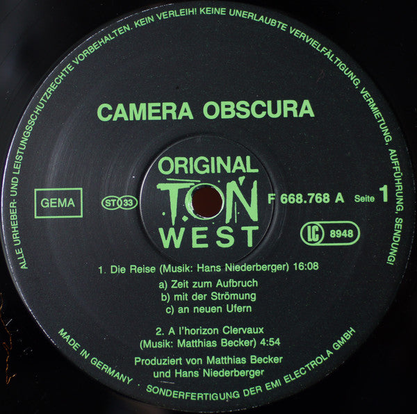 Camera Obscura (5) : Camera Obscura (LP,Album)