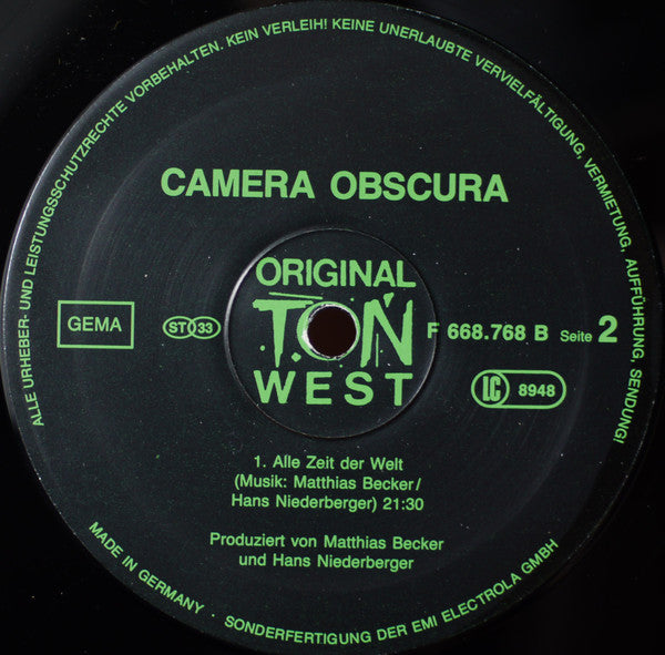 Camera Obscura (5) : Camera Obscura (LP,Album)