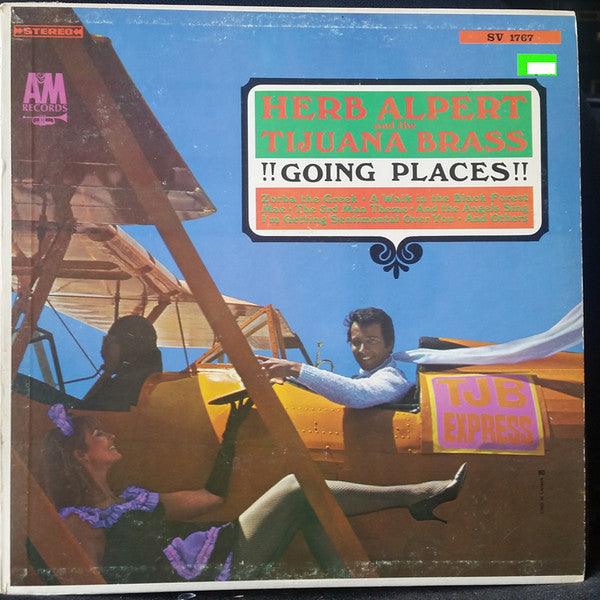 Herb Alpert & The Tijuana Brass : !!Going Places!! (LP,Album,Stereo)